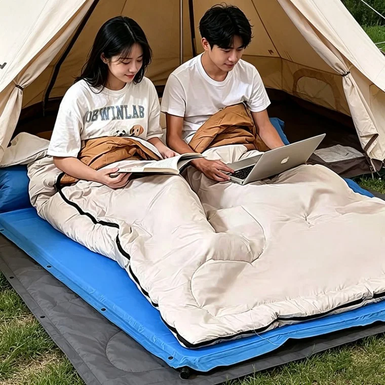 더블 캠핑 침낭