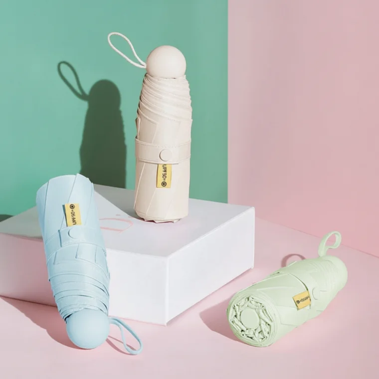 초경량 암막 양우산 자외선차단 캡슐 우산 휴대용 방수 양산 콤팩트