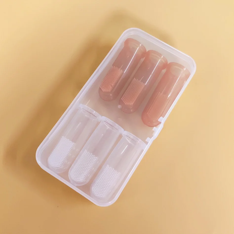 실리콘손가락칫솔 애완용 칫솔 손가락 실리콘 칫솔 엄지커버 칫솔 아기 칫솔 설태 청소 아기 상세3