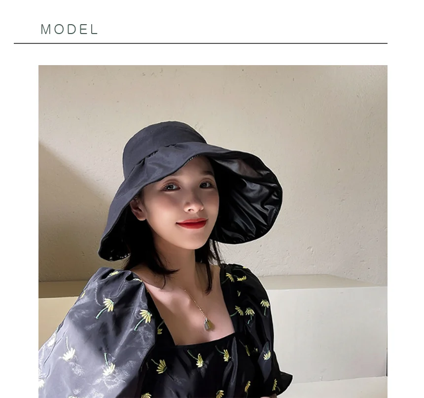 여름 비치모자 플로피햇 돌돌이 휴양지 썬햇 상세5