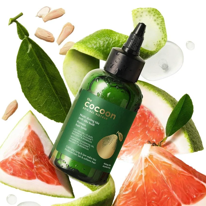 베트남 코쿤 자몽 헤어 에센스 140ml - nuoc duong toc tinh dau buoi Cocoon 140ml 상세1