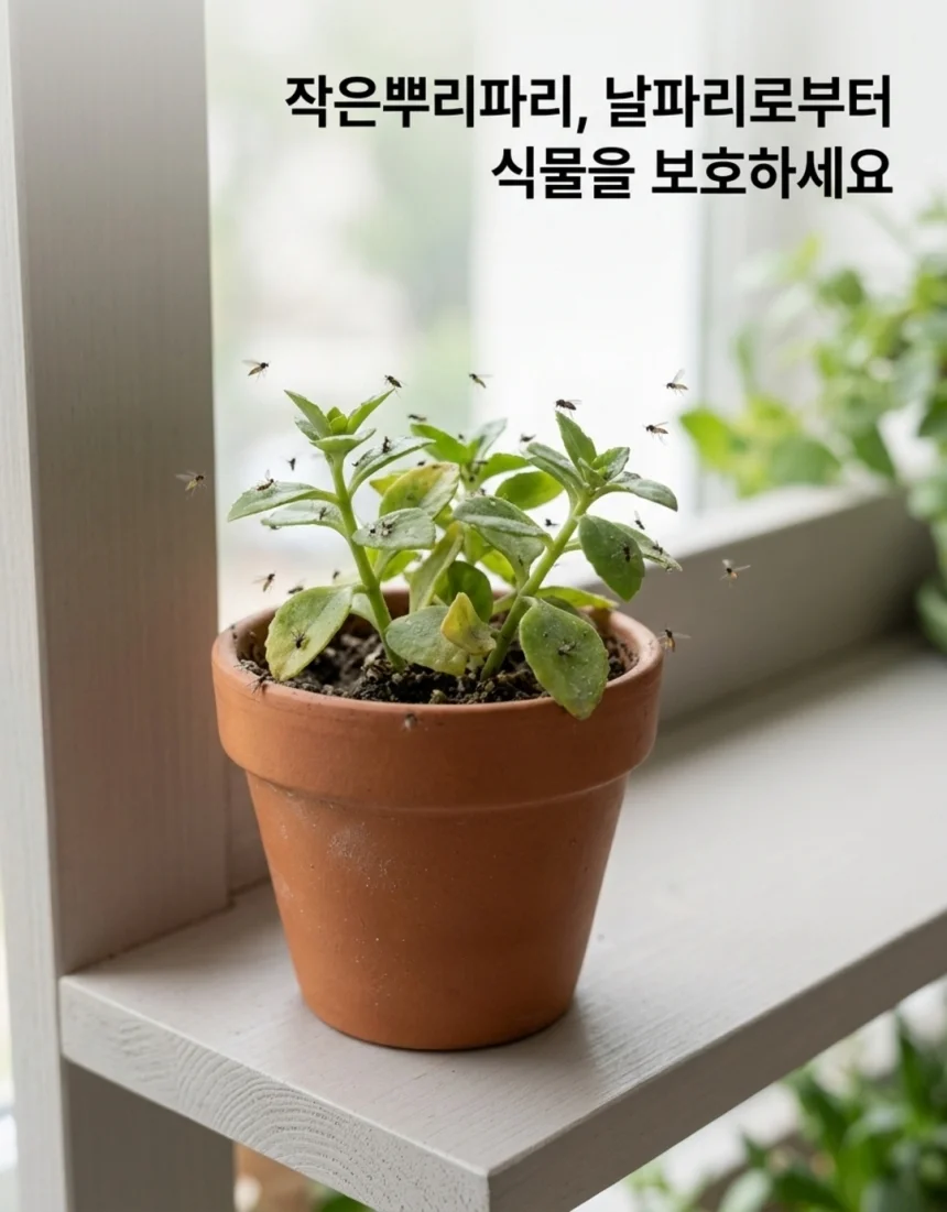 작은뿌리파리 끈끈이 트랩 식물 초파리 10P 상세2