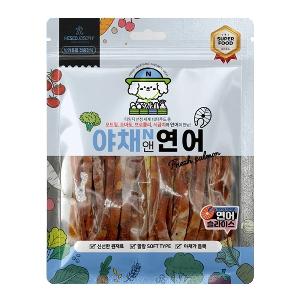 스위트키스 애견간식 진짜 연어 120g 강아지 상세3