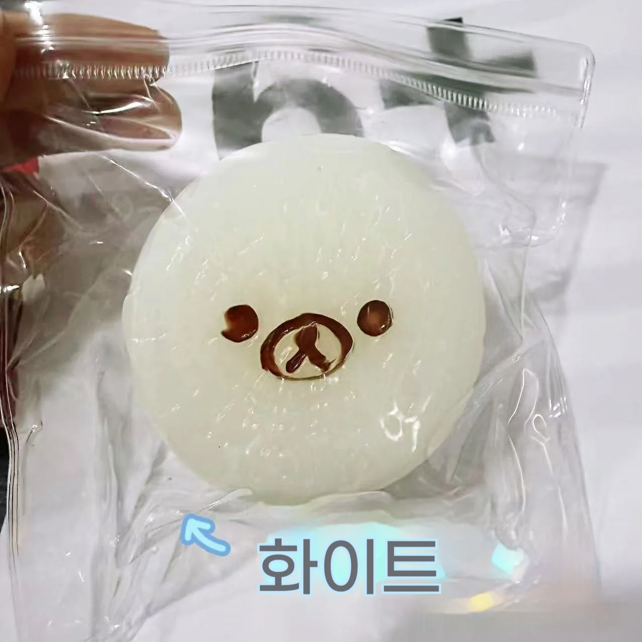 실리콘 곰 무우 쥐어짜기 말랑이 슬랑이 주물럭 상세3