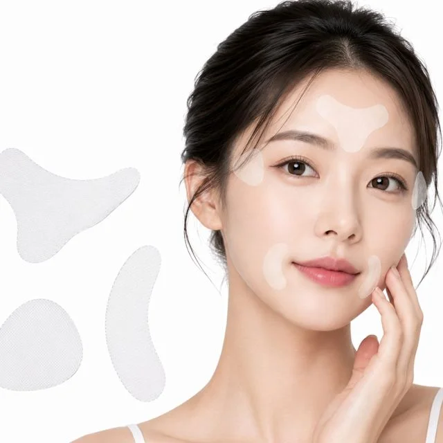 투명 미간 페이스 얼굴 패치 테이프 스티커 3종