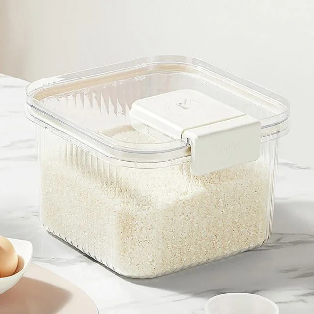 투명 쌀통 5kg 쌀보관 밀폐용기 잡곡통 신혼집선물 컴팩트 쌀수납
