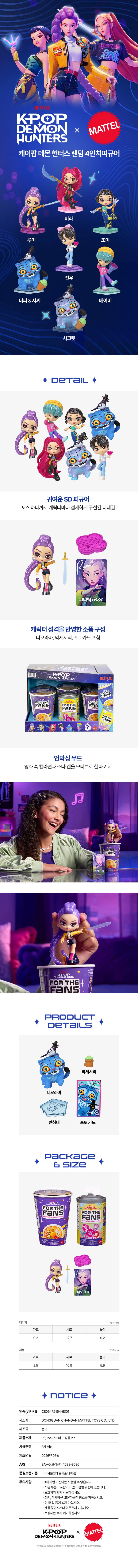 에스에이엠지 피규어 KDH_4인치피규어wave1 상세1
