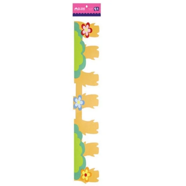 (펠트) 나무 울타리 펠트공예 펠트DIY 환경판꾸미기