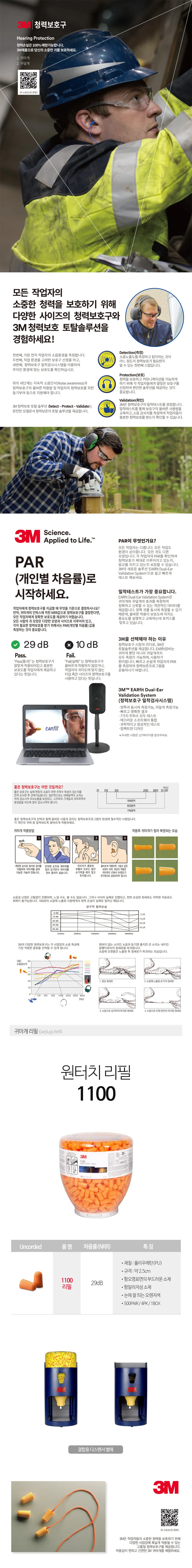 소음방지 귀마개 수면 방음 이어플러그 대용량 리필 상세2