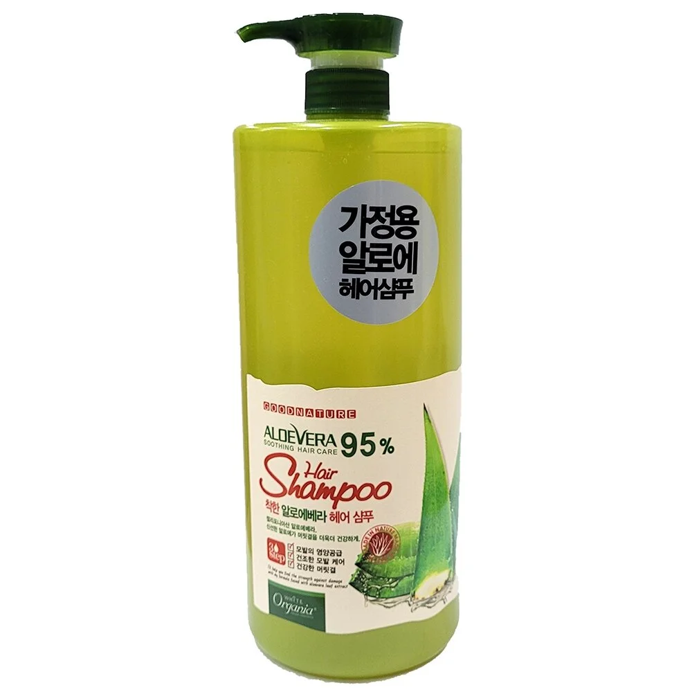 푸석하고 힘없는 모발 생기 더하다 알로에 샴푸 1500g 상세1