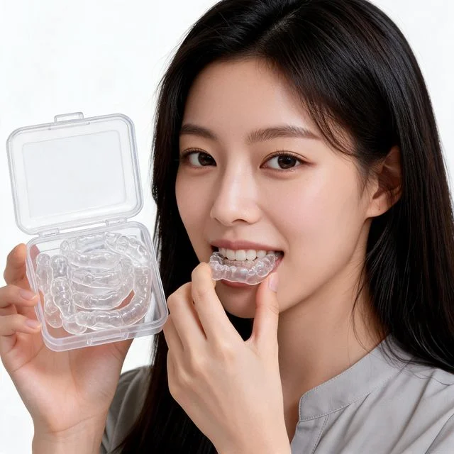 마우스피스 치아 가드 방지 마모 맞물림 교정기