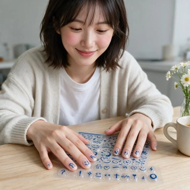 네일아트 팁 부착 스티커 셀프 네일 젤네일 유지 보수 관리용품 샵 케어 도구