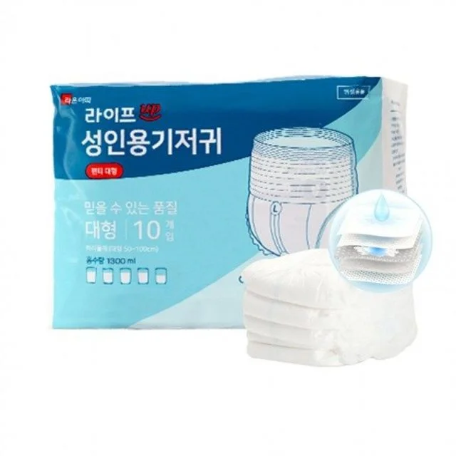 80매 대형 1박스 성인용기저귀 라이프업 팬티형 안심기저귀 속기저귀 어른기저귀 성인용기저귀