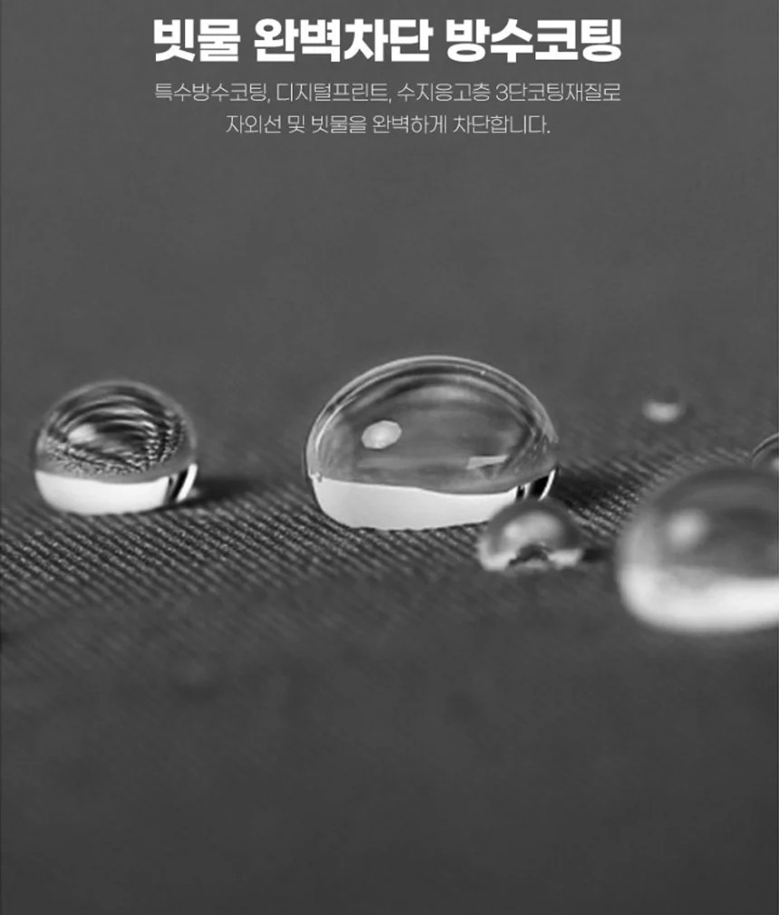UV 자외선차단 3단 자동 접이식 우산 휴대용 상세5