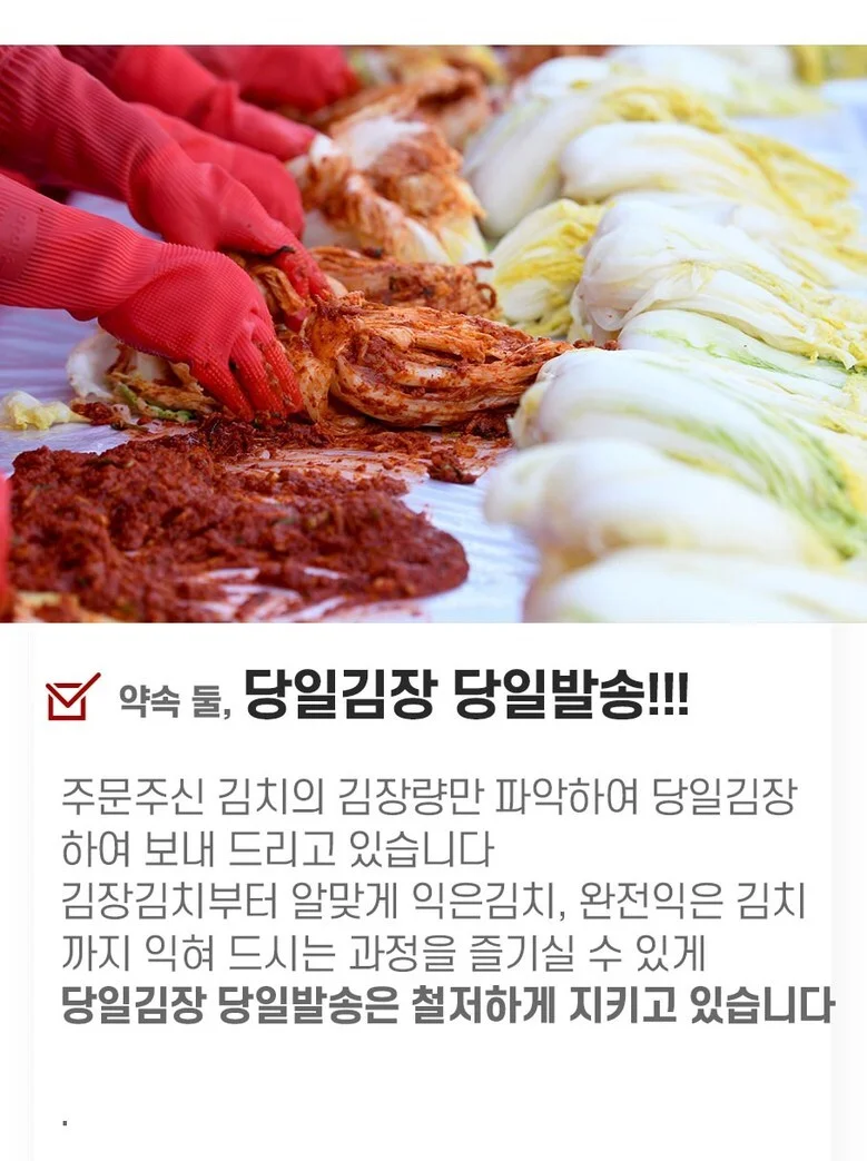 국내산 전라도 여수 당일김장 알타리무 총각김치 1kg 상세5