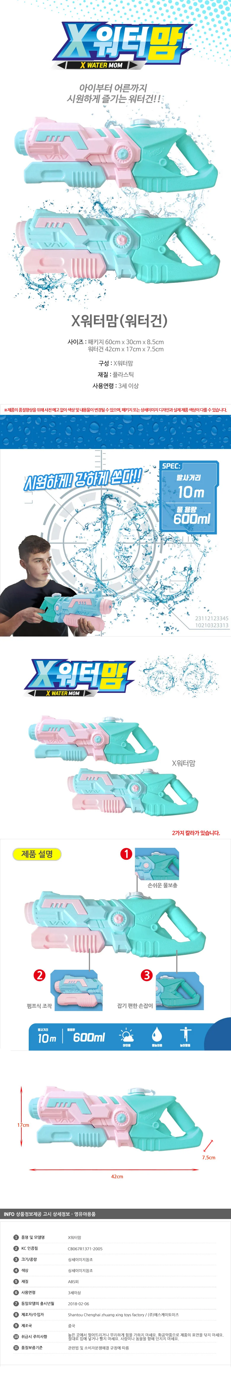 에브리굿 여름 물놀이 대형 물총 워터건 모음 상세3
