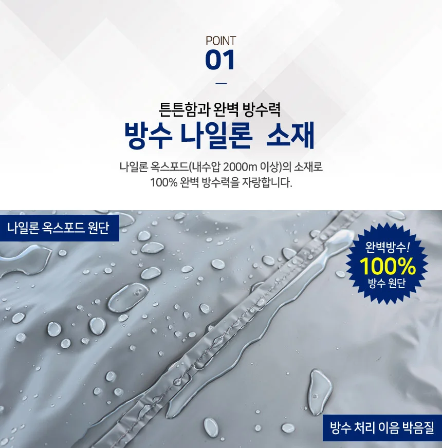 실외기 보호커버 소형/덮개 방수커버 에어컨 바람막이 상세3