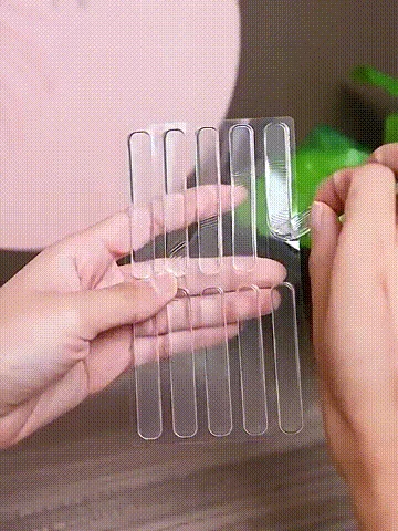 도어 충격흡수 실리콘 일자형 쿠션패드 소음방지 스티커 상세1