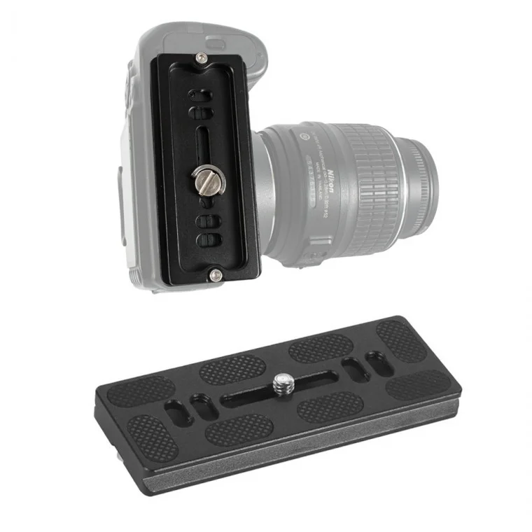 카메라 퀵슈 플레이트 100mm 마운트 삼각대 헤드 PU100