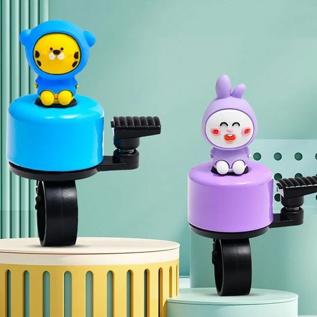 파랑 보라 어린이 자전거벨 1+1 간편설치 따르릉 경적 알림벨 킥보드벨