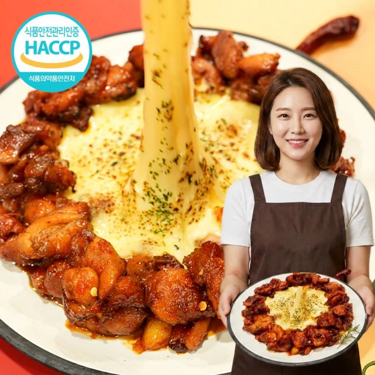 낭만푸드 매력 치즈불닭치킨 400g x 4팩