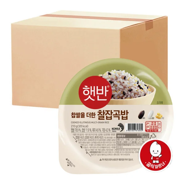 즉석밥 찰잡곡밥 210g 48입 상세1