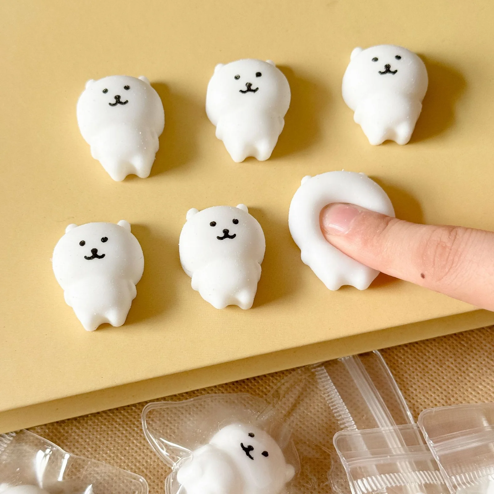 미니 곰인형 쥐어짜기 주물럭 미니 말랑이 상세5