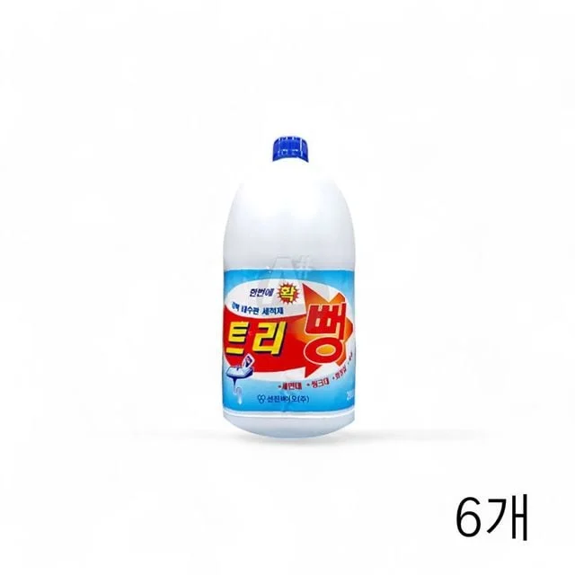선진 뚜러뻥 트리뻥 2L X 6개 배수구클리너 싱크대