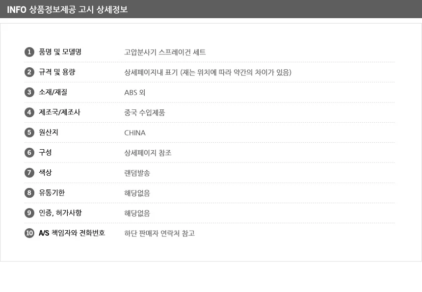 세차분사기 고압스프레이건 호스 정원 고압 베란다 물뿌리개 연결 청소 상세8