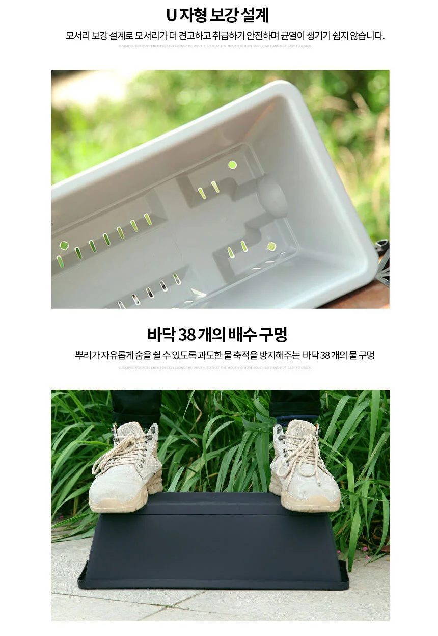 화분 그레이 화분바구니 상추화분 상세5