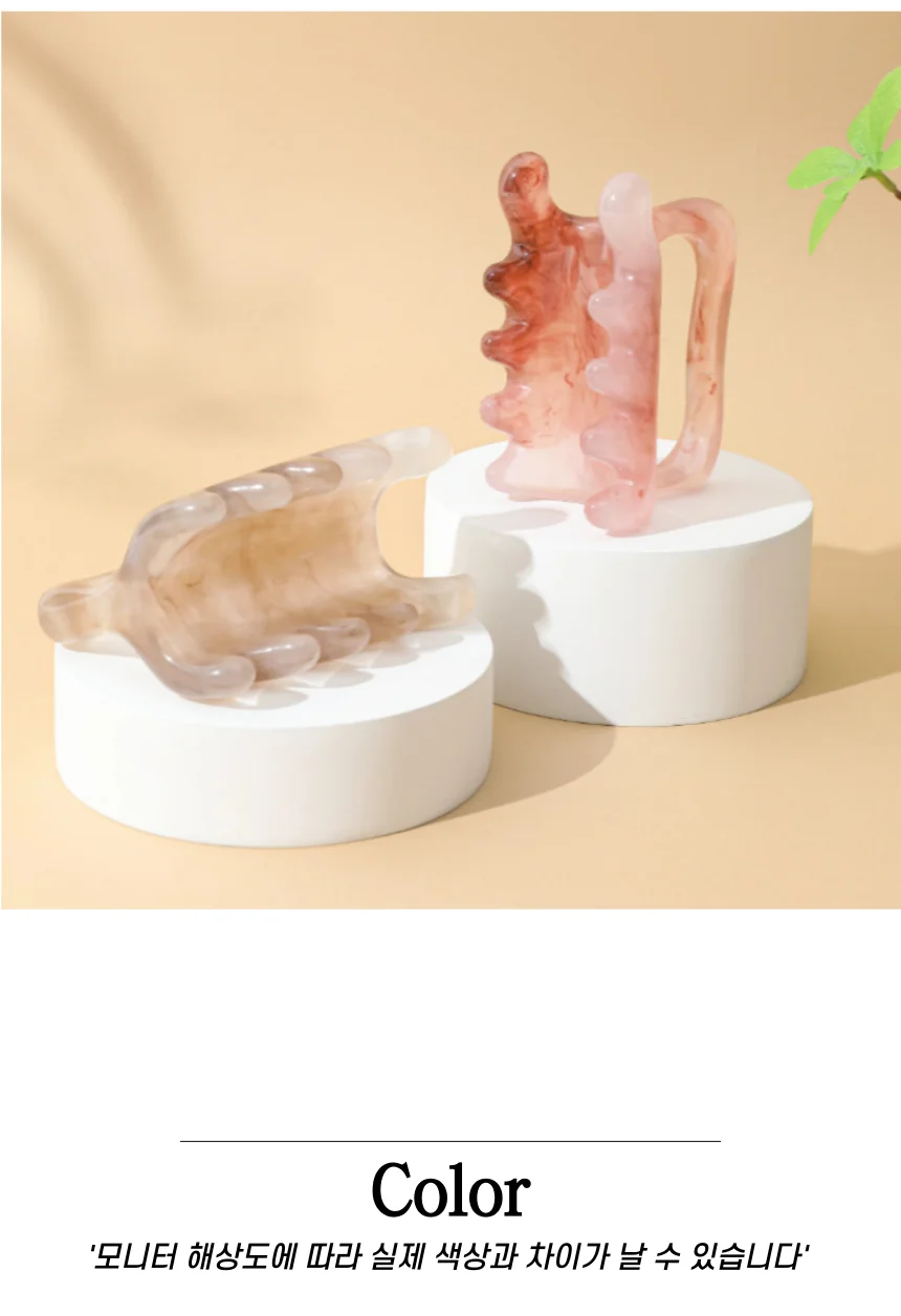 괄사 손잡이괄사 승모근 종아리 두피 마사지 지압 (개별 opp포장) 상세4