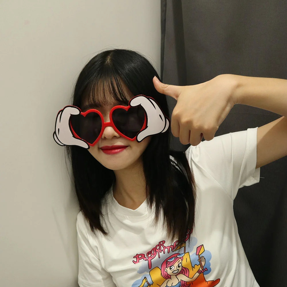 양손하트 선글라스 파티 안경 인생네컷 소품 생일 상세3