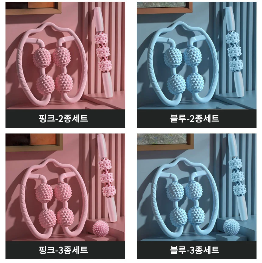종아리 허벅지 다리 마사지기 발바닥 팔 전신 안마기 롤러 상세3