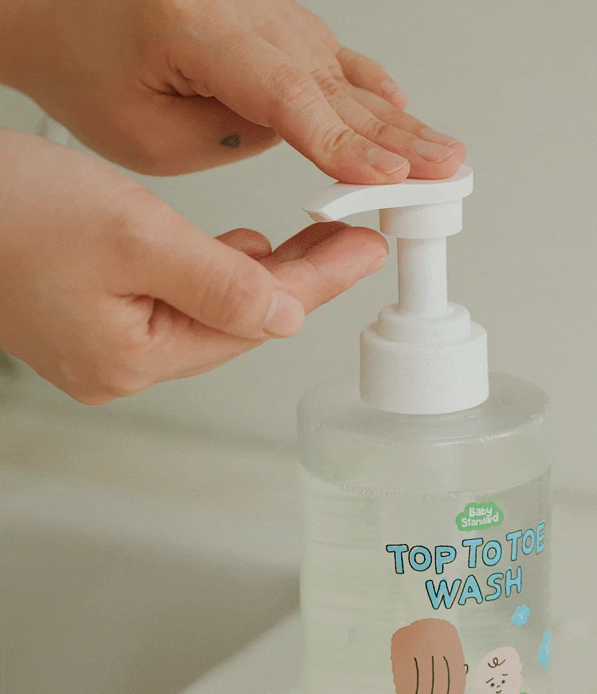 탑투토워시 500ml 거품비누 목욕샴푸 올인원샴푸 상세3