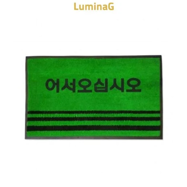 현관매트 녹색 출입구 바닥 먼지 오염 방지용