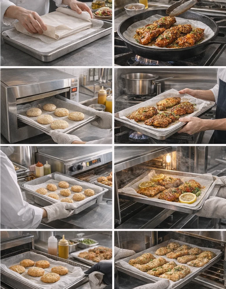 주문제작 사각 종이호일 쿠킹호일30cmx35cm 상세4