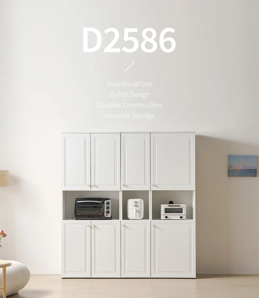 디포랙 크로버 렌지대 수납장 800 D2586 상세1