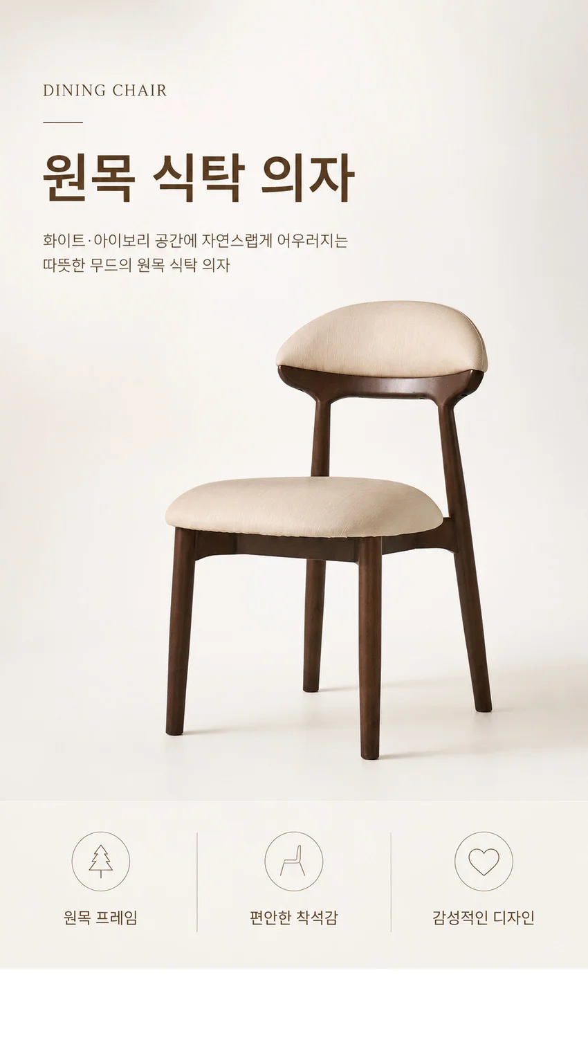 가구산책 식탁 1인 의자 RD411 상세2