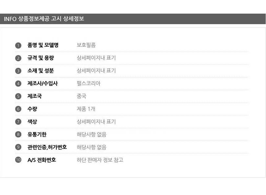 갤럭시탭S6 10.5 방탄 액정보호필름 2매 상세4