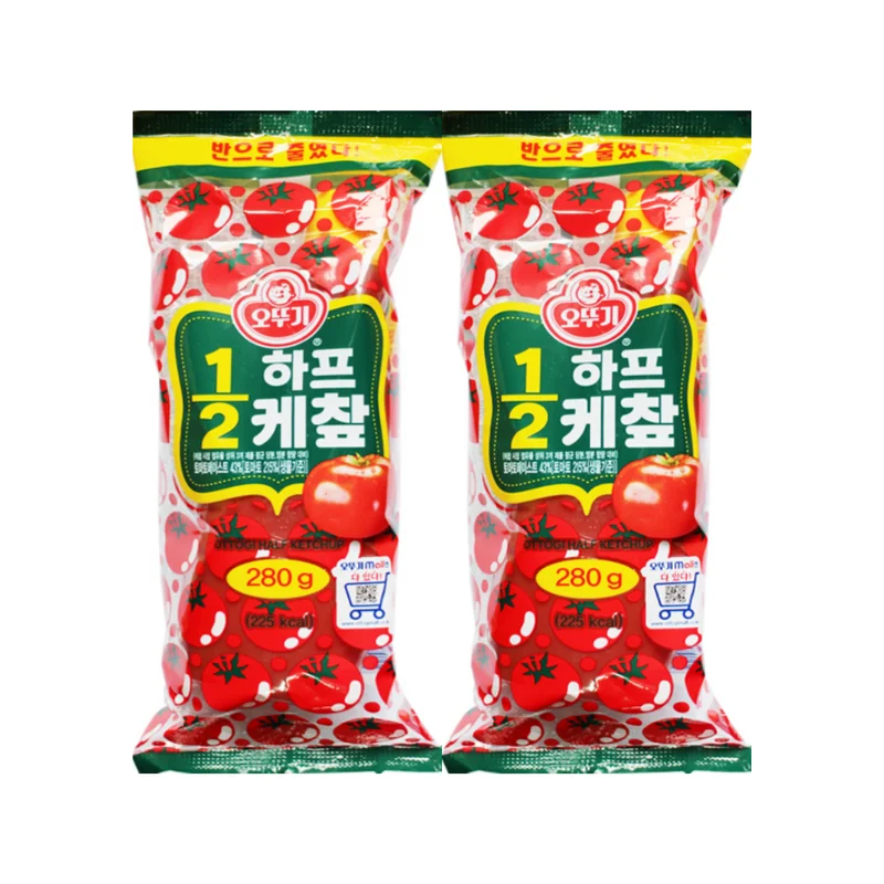 오뚜기 1/2 하프 케찹 280g x 2개 저염 저당 소스 상세4