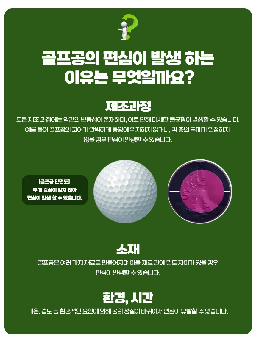 골프 볼라이너 퍼팅라인 공중심무게 체크발란스 상세4