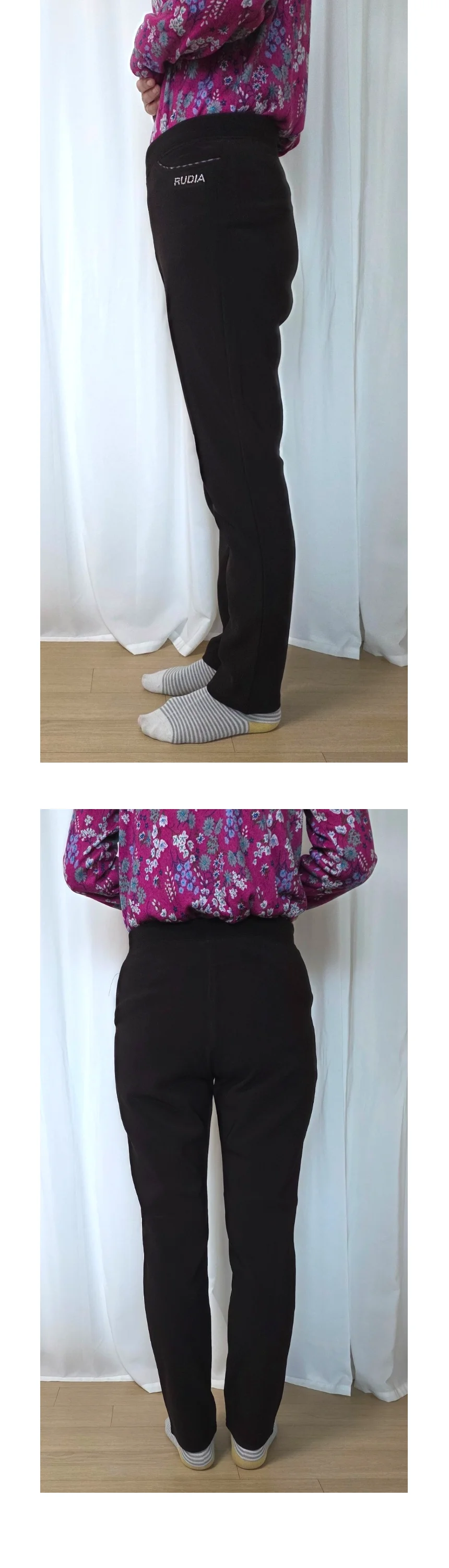 기모바지 엄마바지 여자기모바지 할머니겨울기모바지 여성겨울바지 상세3