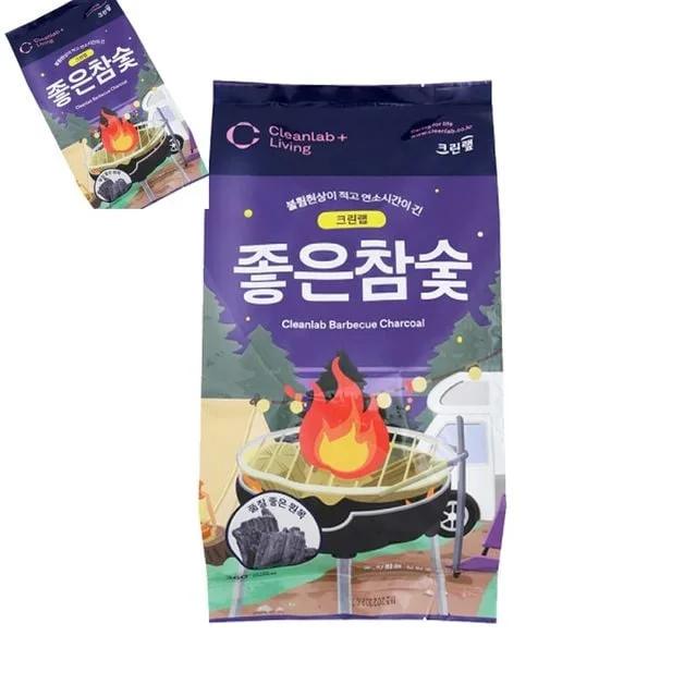 크린참 1kg 바베큐숯 일반탄 무연차콜 고체연료