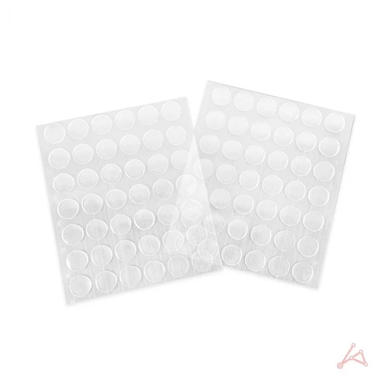 초강력 겔 투명 양면테이프(원형) 10mm 84p