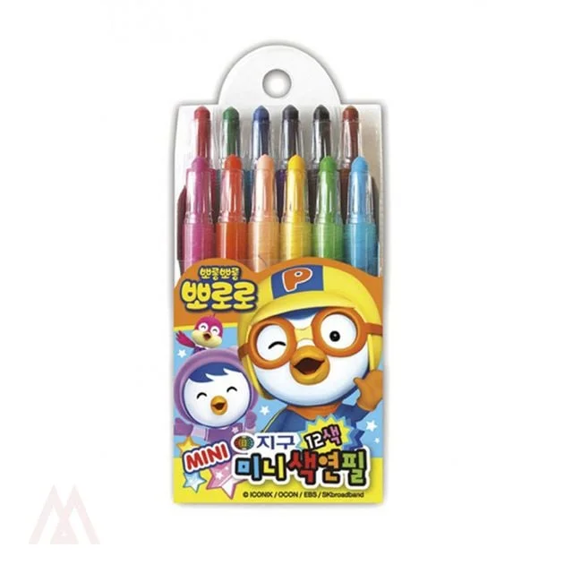 뽀로로 미니 색연필 12색 미술세트 새학기선물 신학기