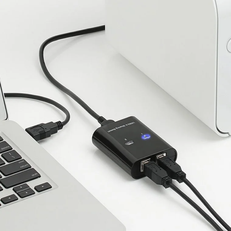 USB2.0 2 1 선택기 컴퓨터공유기 USB선택기 USB공유기 USB스위치 USB분배기