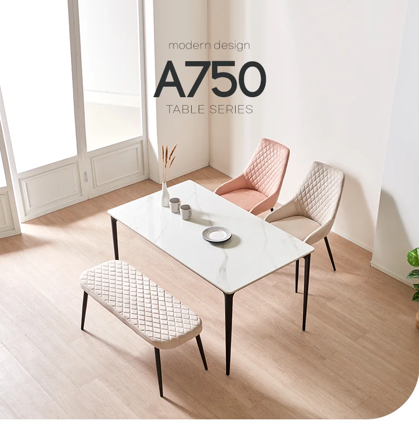 가구산책 양면 세라믹 6인 식탁 알루미늄 테이블 GN237 상세4