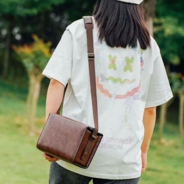 빈티지 일반형 카메라 파우치 가방 크로스 숄더백