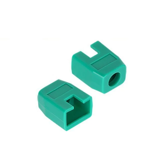 랜케이블 부트 커버 RJ45 커버 각부트 6파이 그린100p