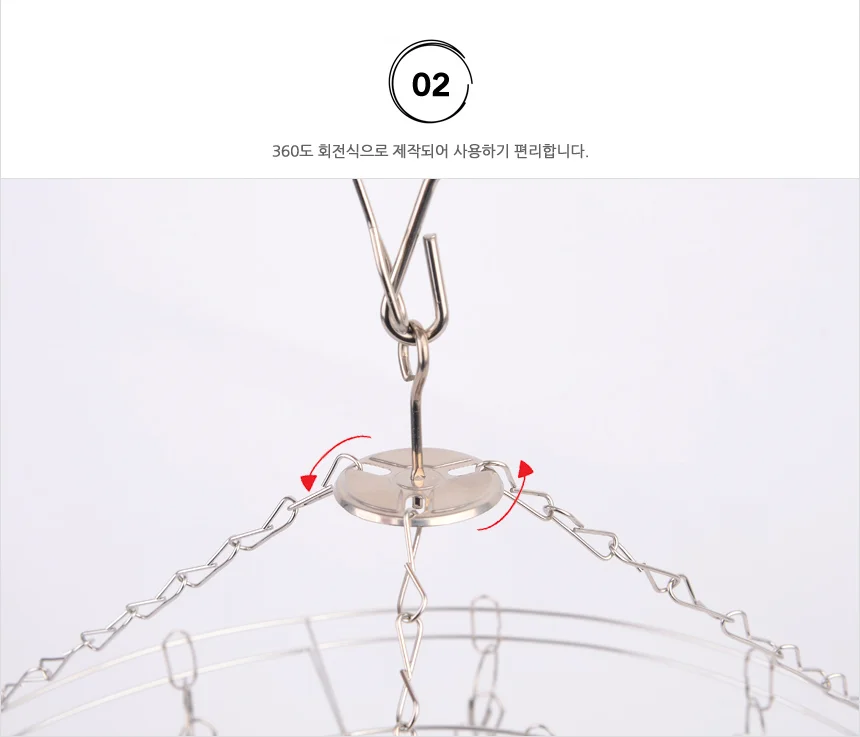 걸이형 스테인리스 빨래집게 빨래건조대 상세5